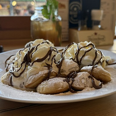 poffertjes with nutella